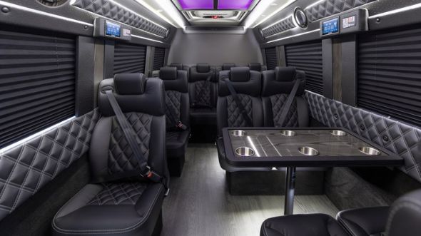 15 passenger sprinter van interior bridgeport