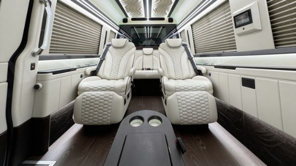 8 passenger sprinter van interior bridgeport