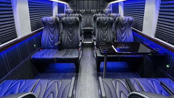 bridgeport 20 passenger sprinter van interior