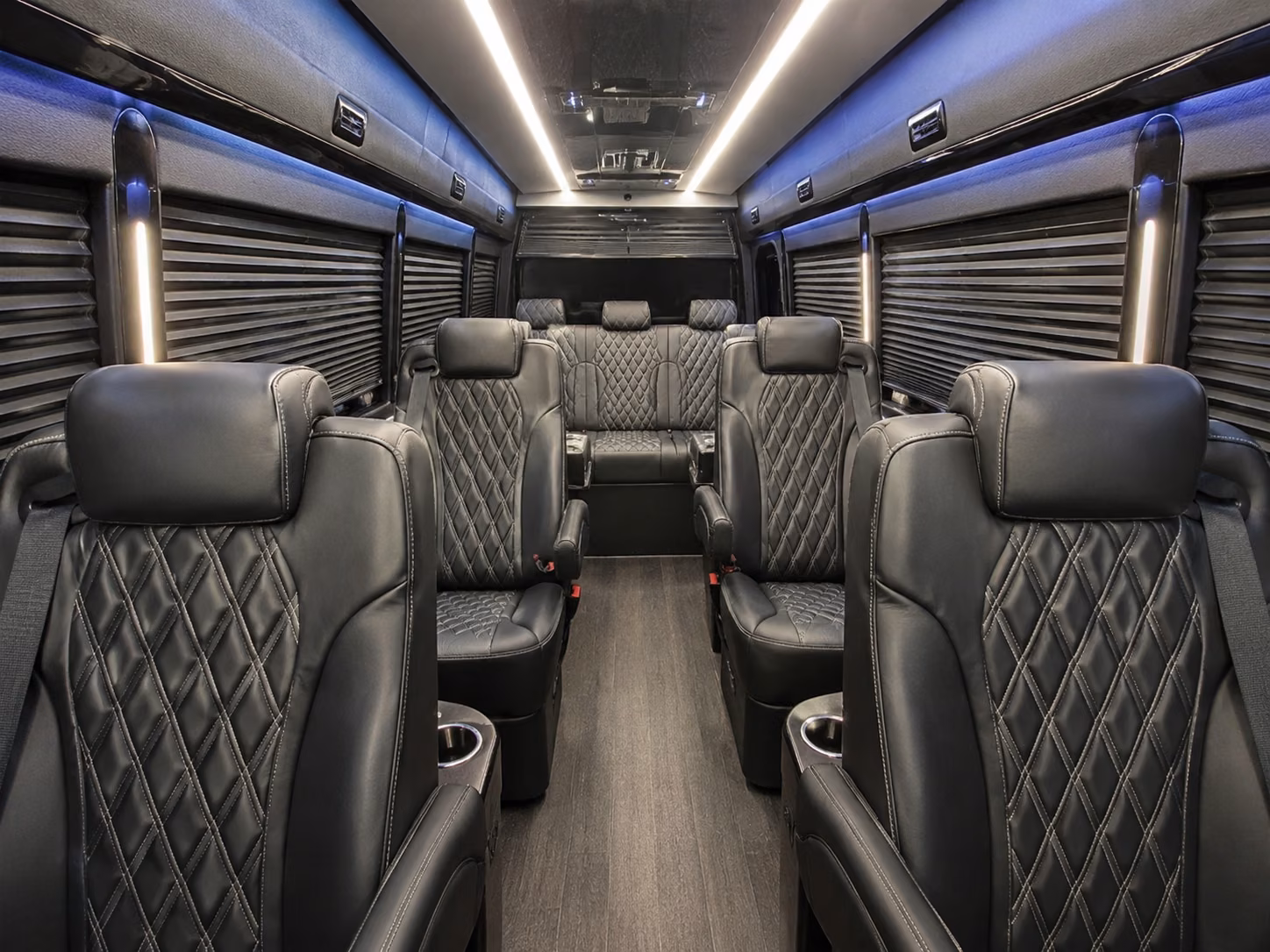bridgeport 15 passenger sprinter van inside