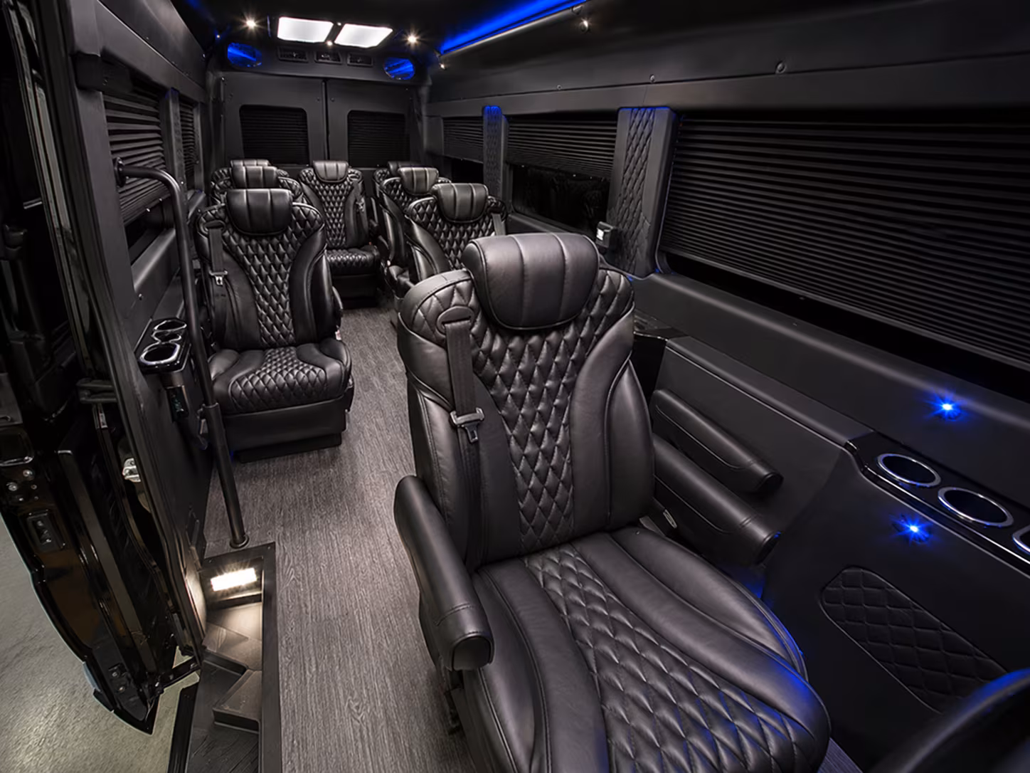 bridgeport 15 passenger sprinter van interior