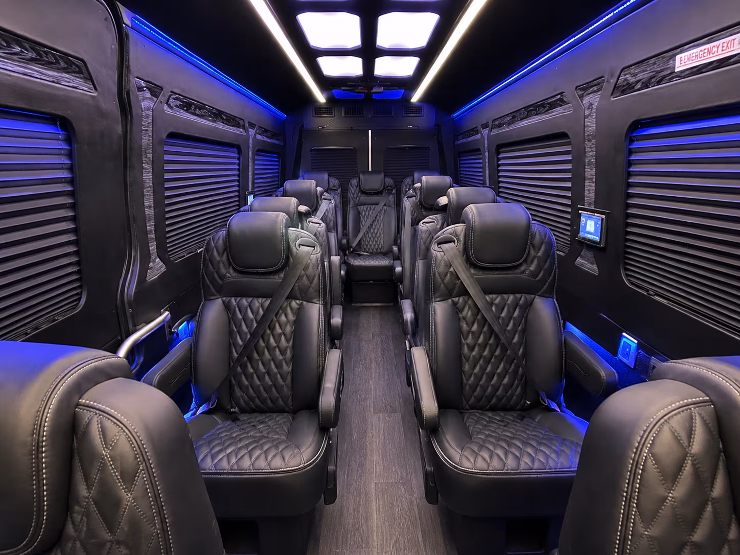 bridgeport 20 passenger sprinter van interior