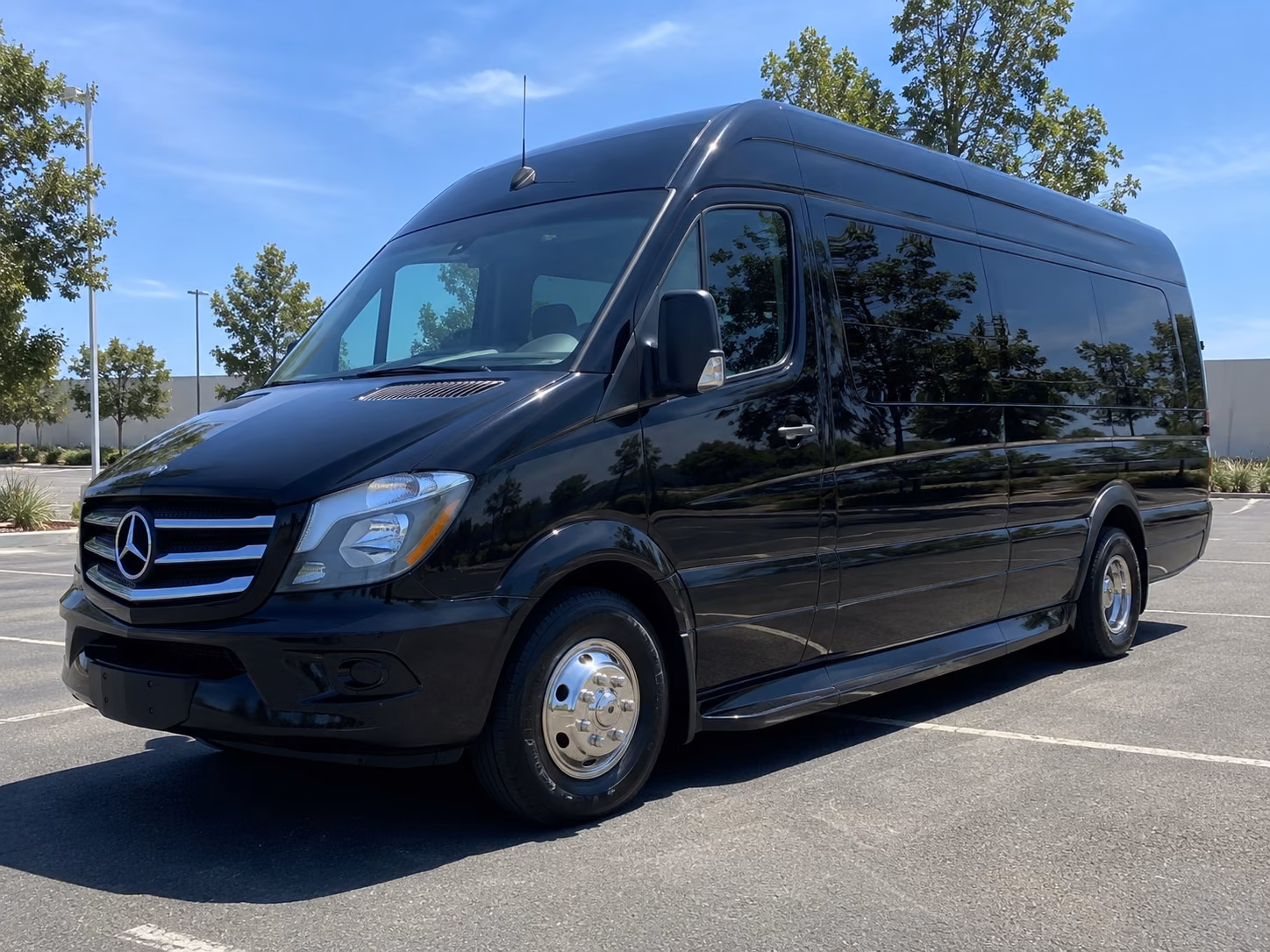 parent coordinated sprinter van group bookings with set pickup and return times in bridgeport